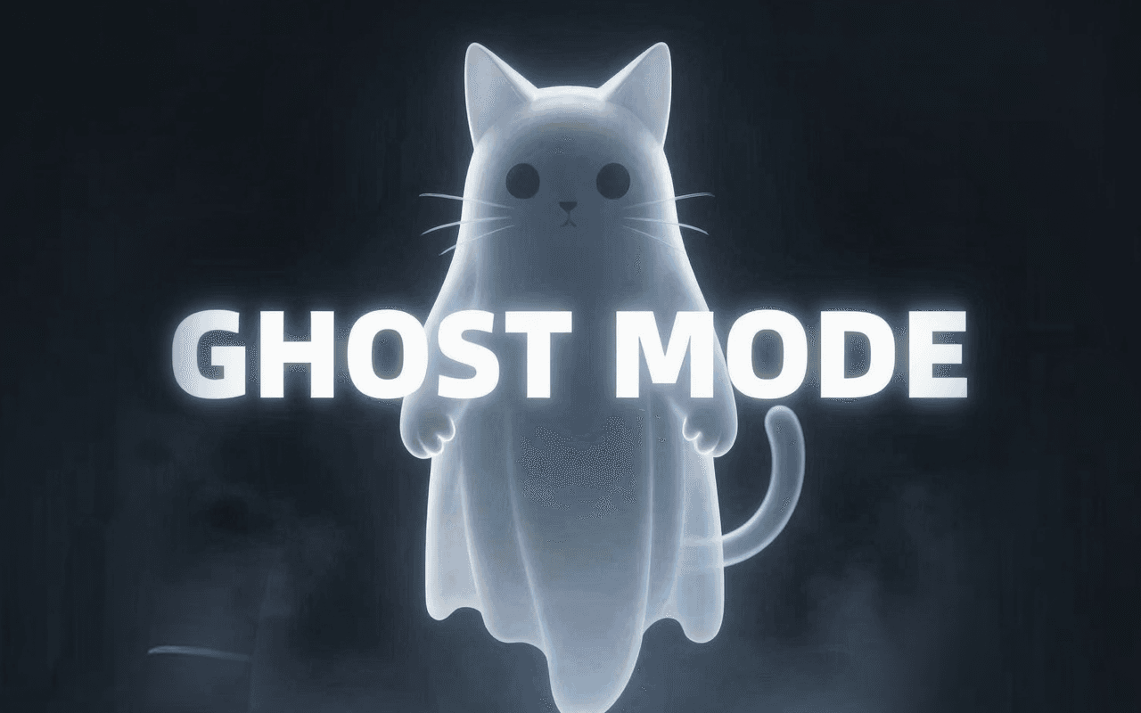 Ghost Mode: Complete Privacy with No Data Stored